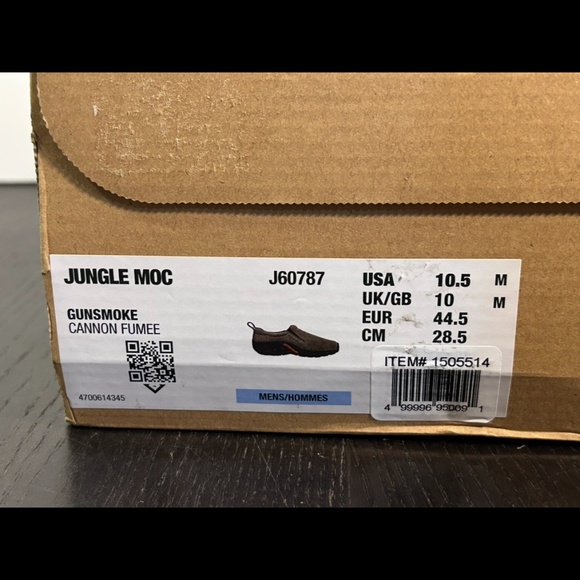 Merrell Jungle Moc Suede Slip On Shoes Gunsmoke Mens 10.5M main image 16